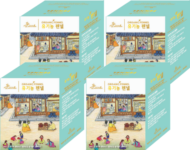 아름드레 유기농 펜넬, 1.1g, 10개입, 4개