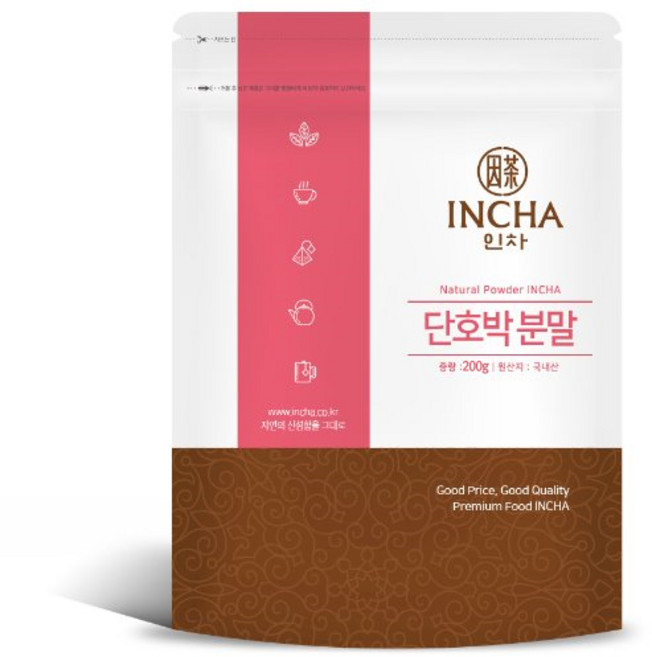 인차 단호박분말, 200g, 1개