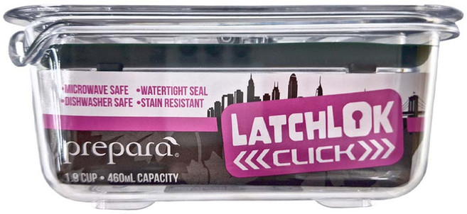 prepara 沛樂生活 Latchlok CLICK系列 TRITAN保鮮盒 2號, 1組