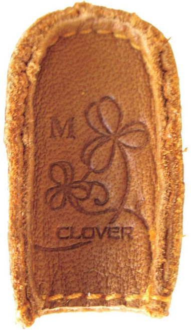 Clover 可樂牌 3D皮指套, 皮革色系 棕色, 1個