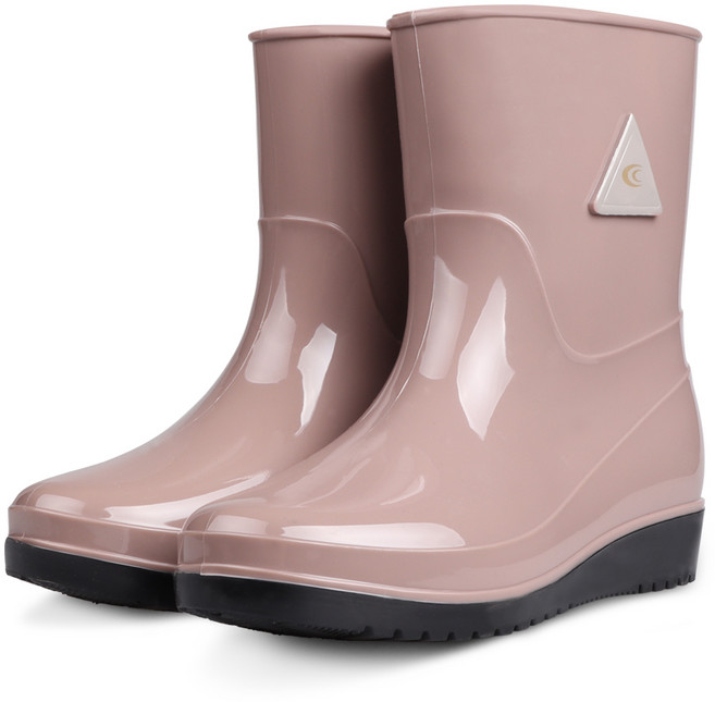 슈퍼카미트 여성용 초경량 논슬립 고탄력 레인부츠 11-21