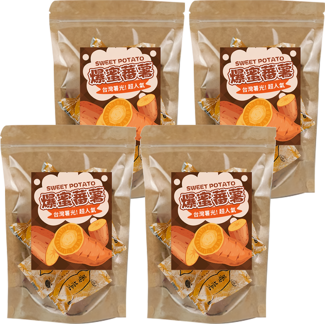 超人氣爆蜜蕃薯, 300g, 4包