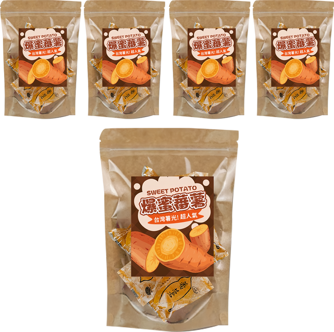 超人氣爆蜜蕃薯, 300g, 5包