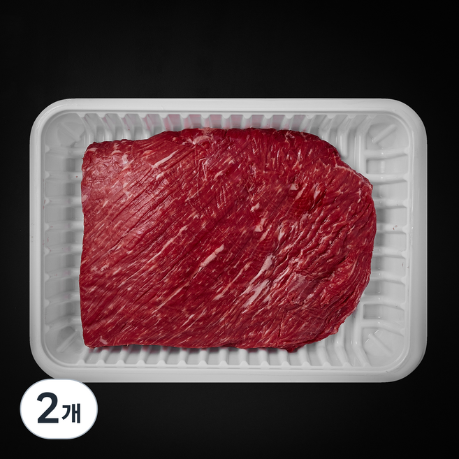 한우 양지 덩어리 1등급 수육 국거리 장조림용 (냉장), 1kg, 2개