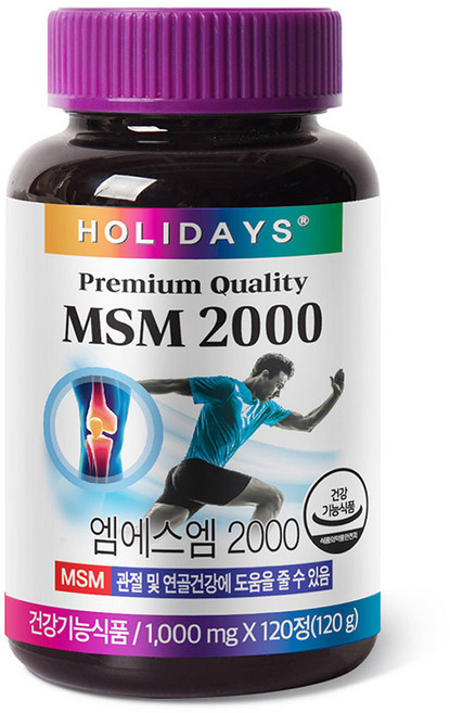 홀리데이즈 MSM 2000, 120정, 1개