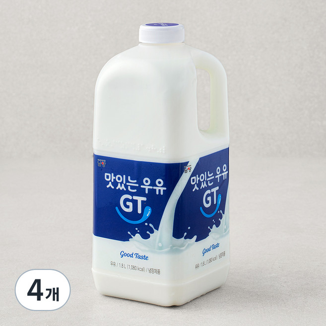 남양유업 맛있는우유 GT, 1.8L, 4개