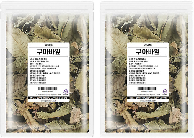 고미네 국산 구아바잎 차, 60g, 1개입, 2개