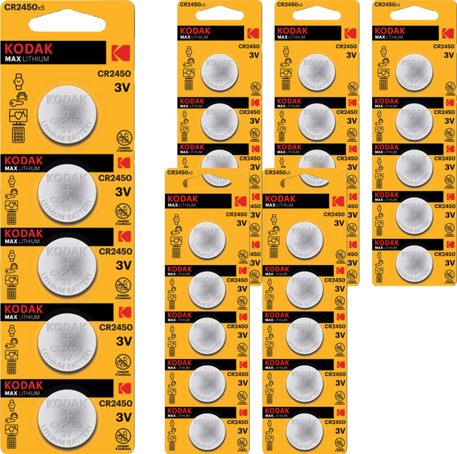 코닥 MAX 3V 리튬 코인건전지 CR2450, 1개입, 30개