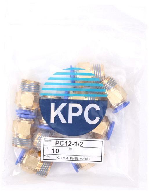 KPC 에어호스 유공압공구 원터치휘팅 PC, 1개