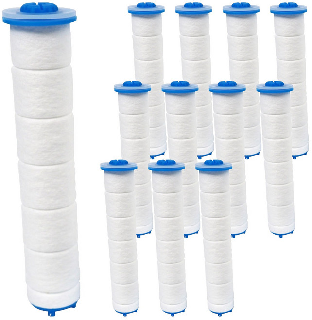 아쿠아듀오 SF-300A 샤워기 전용 녹물 제거 필터, 12개