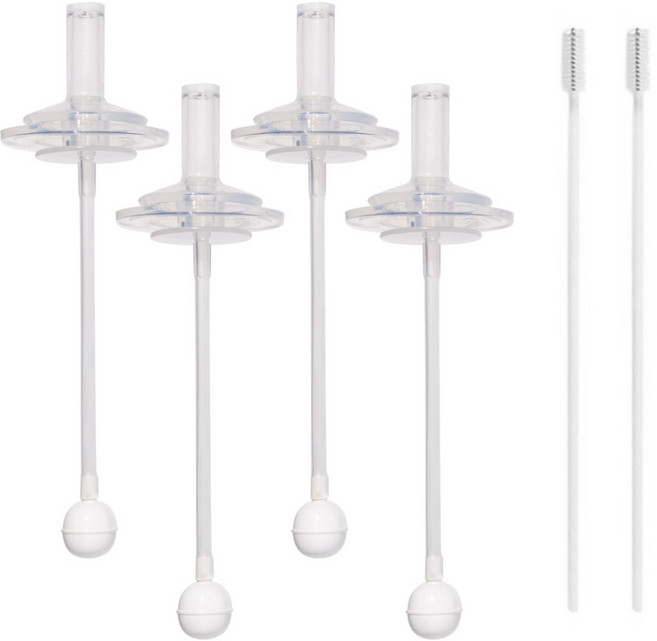 아이앤비 국내 제조 니플 스트로우 세트, 6개월 이상, 2세트