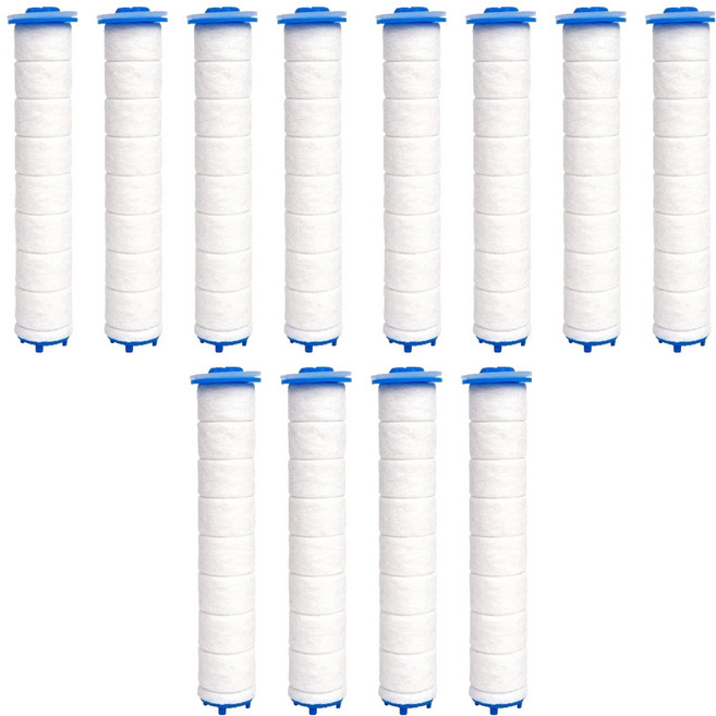 아쿠아듀오 SF-580/980/808 샤워기 공용 전용 녹물 제거필터, 12개