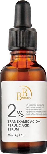 BB AMINO 科研 2%傳明酸 + 阿魏酸淨白精華, 30ml, 1瓶