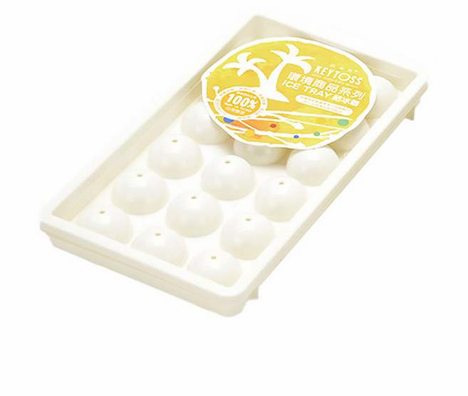KEYTOSS 詰朵斯 ICE 環保附蓋大丸製冰器 V266, 白色, 1個