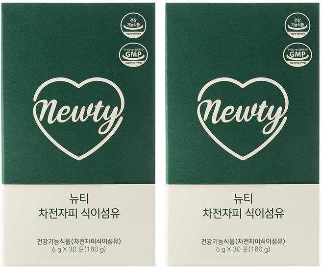 랩앤뷰티 뉴티 차전자피 식이섬유, 180g, 2개
