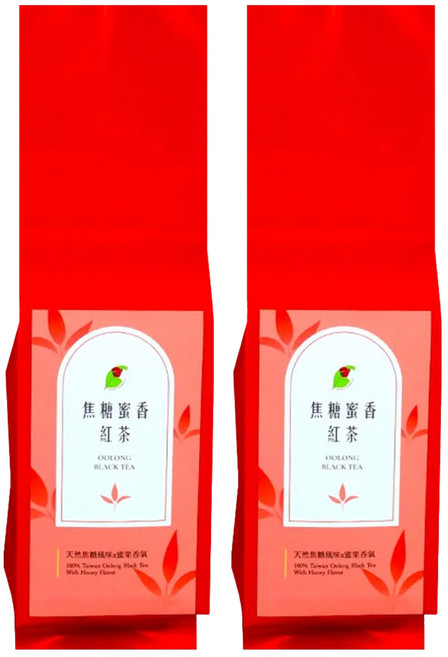 龍源茶品 鑫龍源 茶農職人經典台灣 蜜香潤甜紅茶茶包, 2g, 50包, 2袋