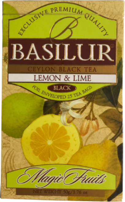 베질루르 퓨어 실론티 레몬 & 라임, 2g, 25개입, 1개