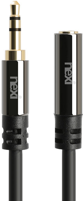 넥시 3.5mm 스테레오 AUX 오디오 연장 케이블 1.5m, NX934, 혼합색상, 1개