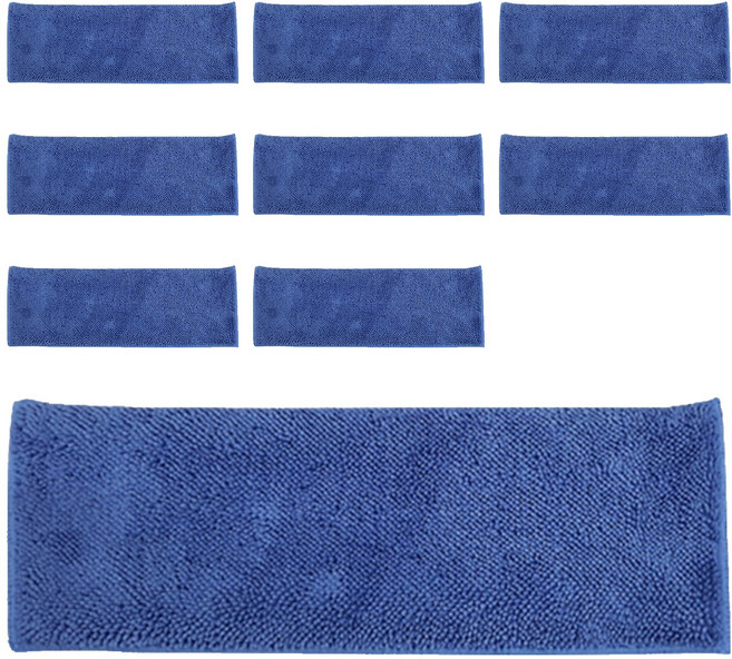 월드크린 초극세사 루프 A형 교체형 걸레 25cm, 9개