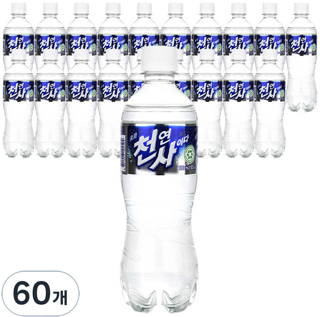 천연사이다, 500ml, 60개
