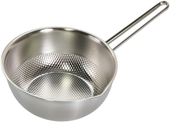 리빙글로리 인덕션 무연마 통5중 엠보 멀티팟, 18cm, 실버, 1개