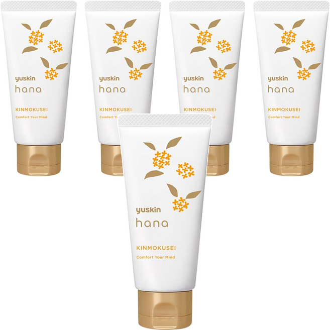 yuskin 悠斯晶 花漾金木犀護手霜, 50g, 5條