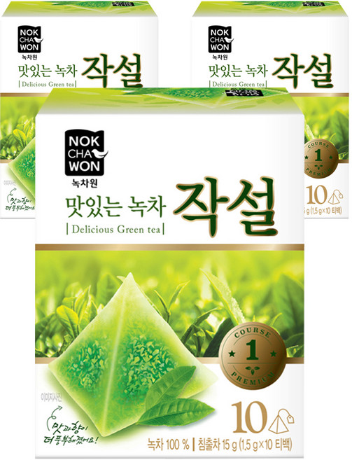 녹차원 맛있는 녹차작설, 1.5g, 10개입, 3개