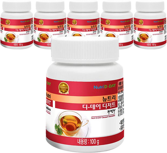 뉴트리디데이 디저트 허벌티, 100g, 1개입, 6개