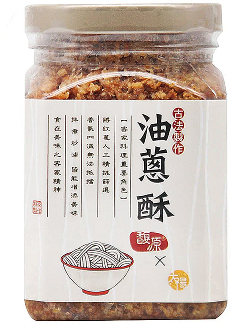 SUNFOOD 太禓食品 古法製作純手工油蔥酥 嚴選紅蔥頭 無防腐劑 台灣製造, 300g, 1罐