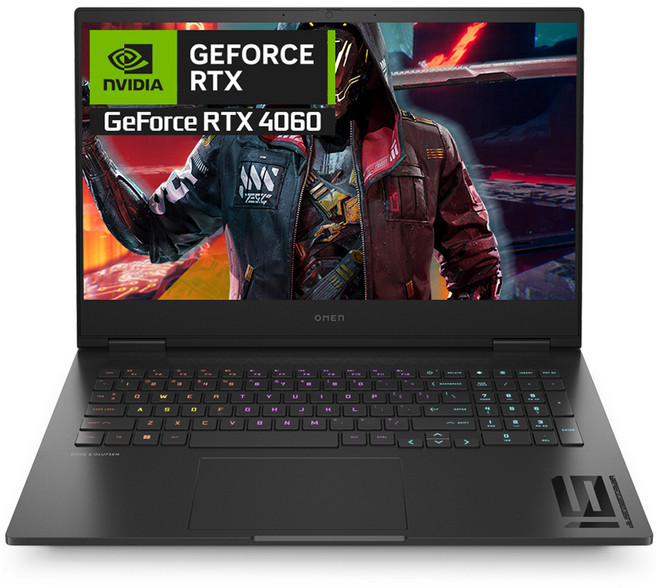 HP 2023 오멘 16 16.1 코어i7 인텔 13세대 지포스 RTX 4060, Shadow Black, 512GB, 16GB, WIN11 Home, 16-wf0093TX