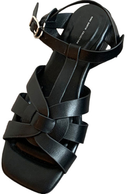 루나마틴 키엘노엘 여성용 멜레 위빙 메르제인 샌들 힐 3cm