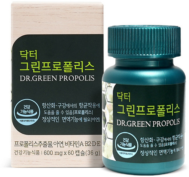 에이치엘사이언스 닥터 그린프로폴리스, 60정, 1개