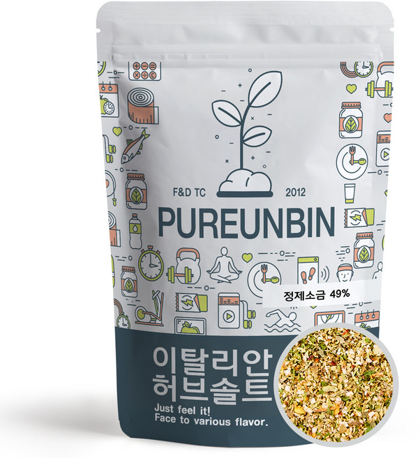 푸른빈 이탈리안 허브 솔트, 500g, 1개