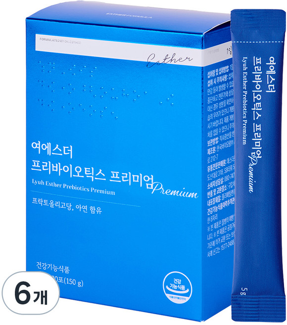 에스더포뮬러 여에스더 프리바이오틱스 프리미엄 30p, 6개