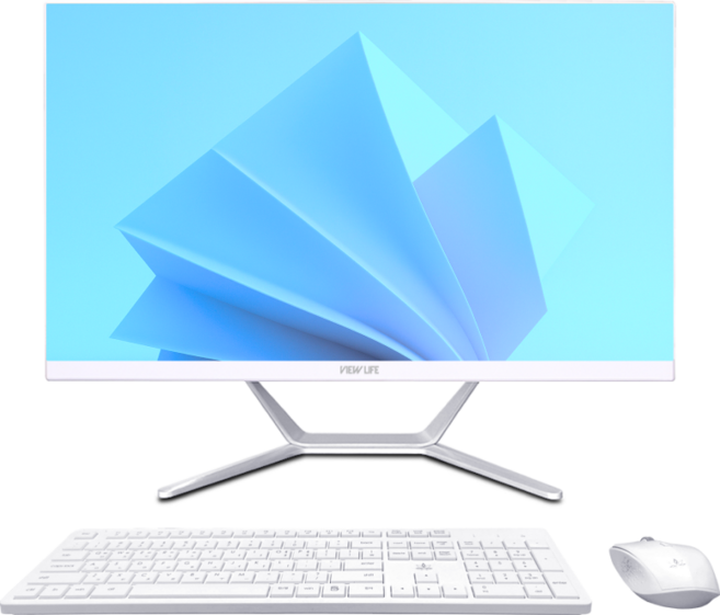 뷰라이프 2025 올인원 PC 24 셀러론 인텔 11세대, 화이트, 16GB, 256GB, WIN11 Pro, AP-D238-N5