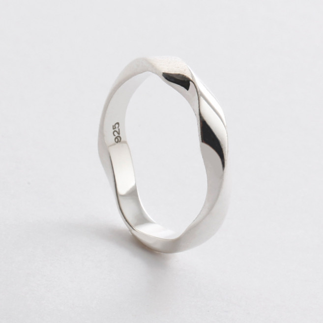 쇼브오프 SILVER925 트위스트 반지 SVR-605