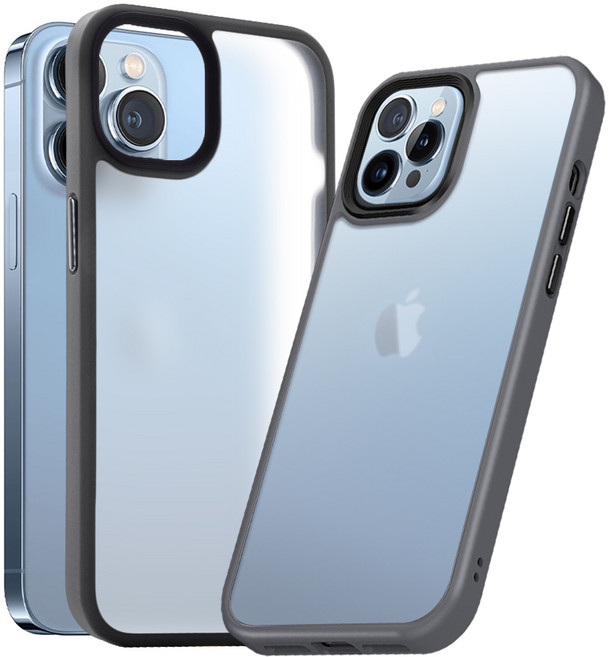 아이몰 컬러 베젤 실루엣 매트 지문방지 휴대폰 케이스