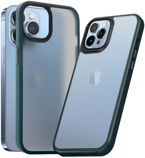 아이몰 컬러 베젤 실루엣 매트 지문방지 휴대폰 케이스