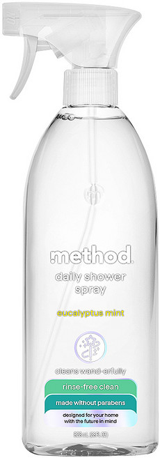 method 美則 浴室每日清潔劑 尤加利薄荷, 828ml, 1瓶