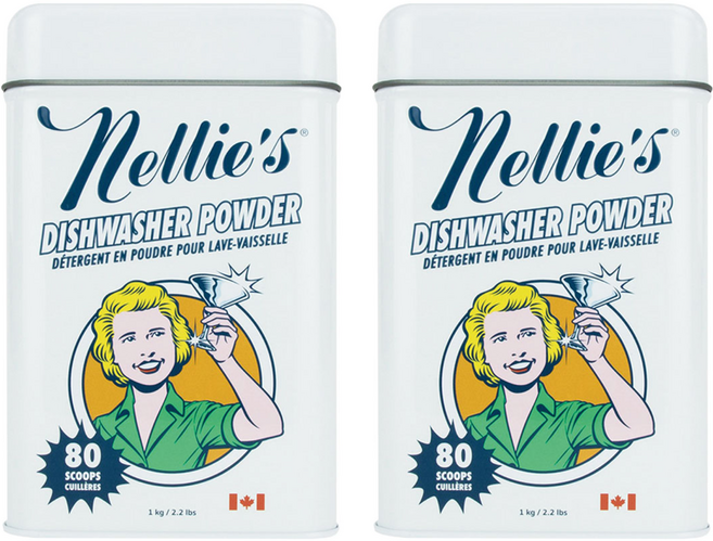 넬리 식기세척기용 세제, 1kg, 2개