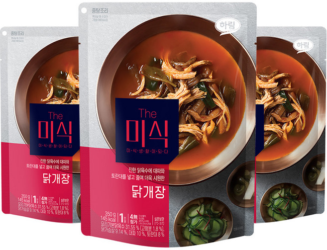 더미식 닭개장, 350g, 3개
