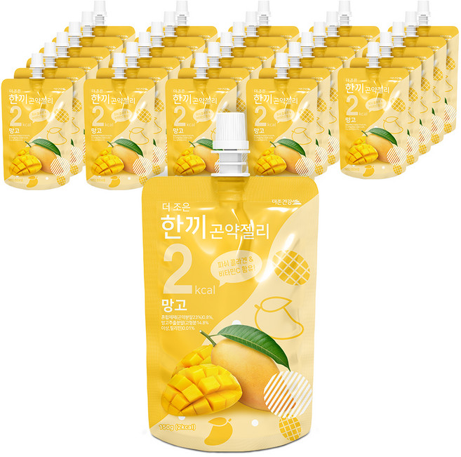 더존건강 더 조은 한끼곤약젤리 망고, 150g, 60개