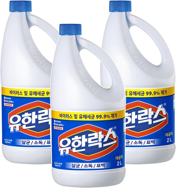 유한락스 레귤러, 2L, 3개
