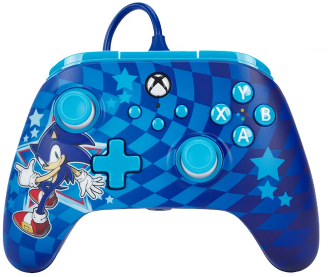PowerA XBOX 可調增強款有線遊戲手把 音速小子, XBGP0229-01, 1個