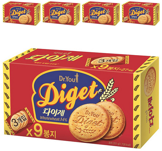 닥터유 다이제, 351g, 5개
