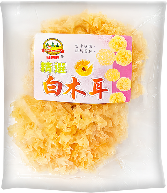 WON LAI WON 旺來旺 生機無毒白木耳, 60g, 1包