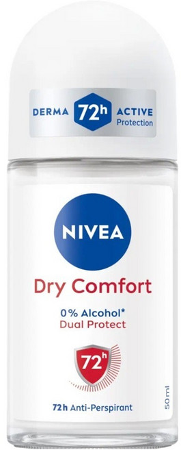 NIVEA 妮維雅 台灣公司貨 止汗爽身乳液 乾適活力Plus, 50ml, 1瓶