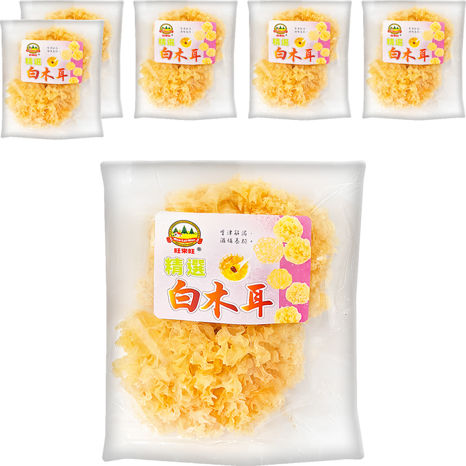 WON LAI WON 旺來旺 生機無毒白木耳, 60g, 6包