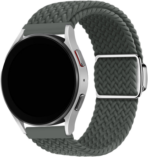 스페이스쉴드 갤럭시워치 호환 마그넷 브레이드 스트랩 20mm, 다크그레이, 1개