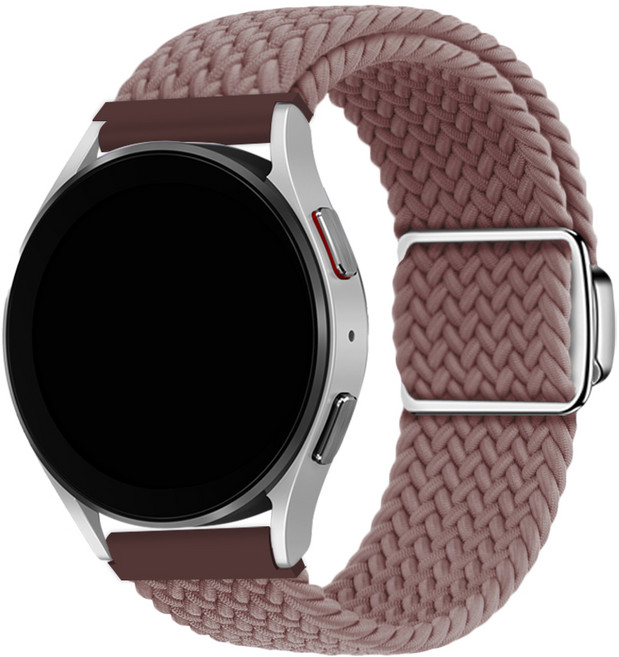 스페이스쉴드 갤럭시워치 호환 마그넷 브레이드 스트랩 20mm, 라이트버건디, 1개